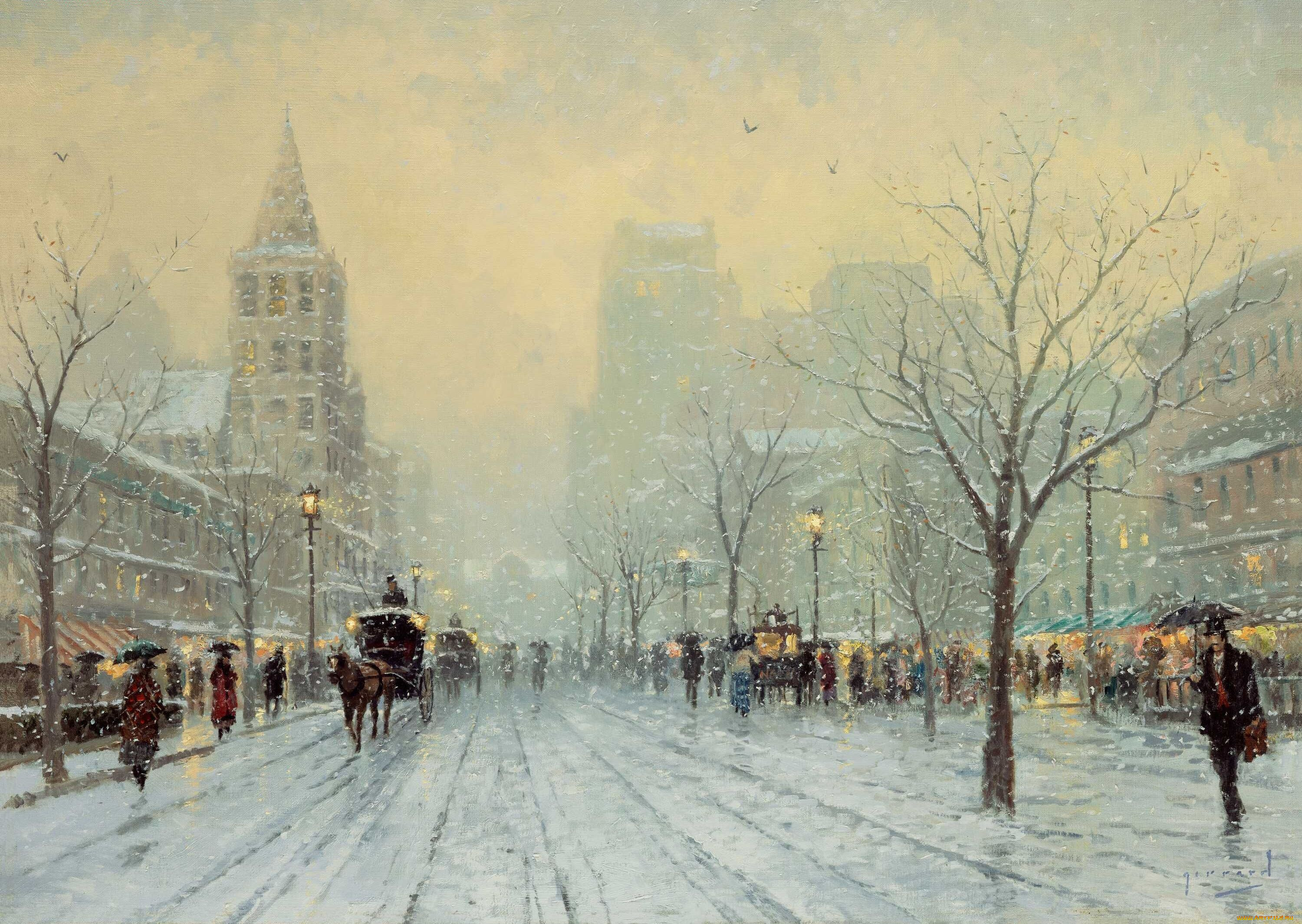 blue, boulevard, , thomas, kinkade, , , 